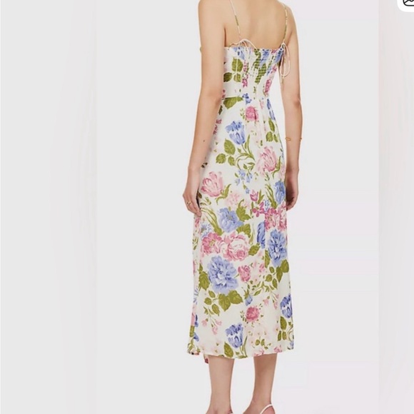 Floral Print Midi Dress - Picture 2 of 3